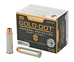 Speer Gold Dot Short Barrel .357 Magnum 135 gr — 20rd