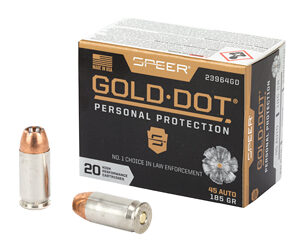 Speer Gold Dot 45 ACP 185 gr JHP 20rd