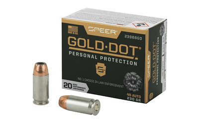 Speer Gold Dot 45 ACP 230 gr JHP – 20 rd