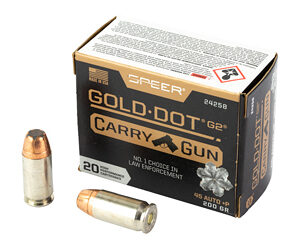 Speer Gold Dot Carry Gun .45 ACP +P 200gr HP 20rd