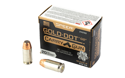 Speer Gold Dot Carry Gun .45 ACP +P 200gr HP 20rd