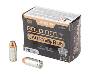 Speer Gold Dot .40 S&W 165 gr Hollow Point 20/Box