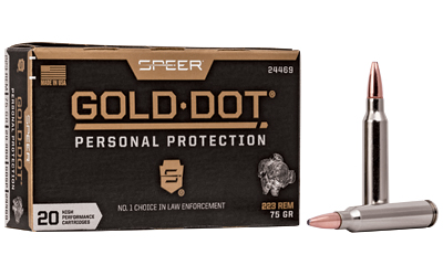 Speer Gold Dot .223 Rem 75 gr Soft Point 20rd