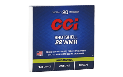 CCI 22 WMR Shotshell 52 gr #12 20 rd