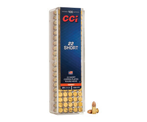 CCI .22 Short 29 gr Copper-Plated RN 100 rd