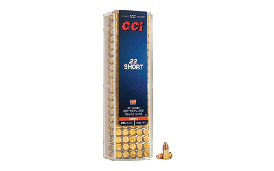 CCI .22 Short 29 gr Copper-Plated RN 100 rd