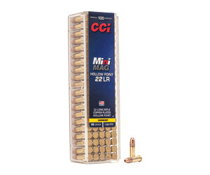 CCI Mini-Mag 22 LR 36gr HP — 100 Rounds