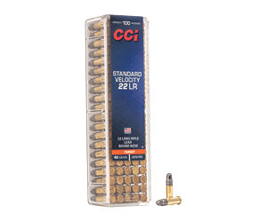 CCI Standard Velocity .22 LR 40gr LRN 100rd