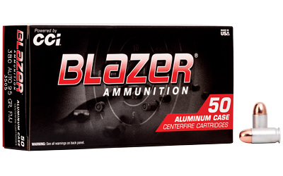 CCI3505_1 CCI Blazer .380 ACP 95gr 50rd Box
