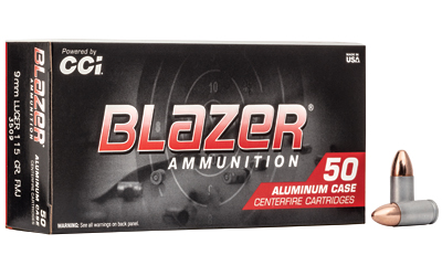 CCI3509_1 CCI Blazer 9mm Luger 115 gr FMJ — 50 rd Box