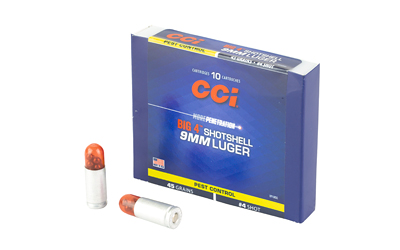 CCI Big 4 Shotshell 9mm Luger No.4 Shot 10rd Box
