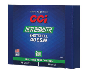 CCI HEVI-Bismuth .40 S&W 78gr Shotshell 10rd
