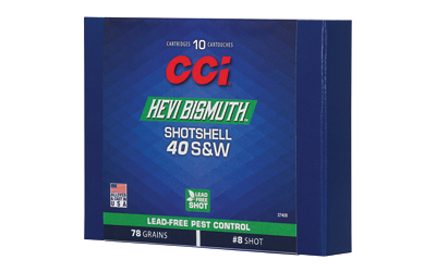 CCI3740B_1 CCI HEVI-Bismuth .40 S&W 78gr Shotshell 10rd