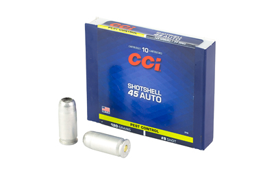 CCI Ammunition .45 ACP Shotshell, #9 Shot, 10rd