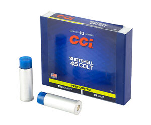 CCI 45 Colt Shotshell 150gr #9 Shot 10rd Box