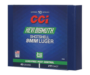 CCI HEVI-Bismuth 9mm Luger Bismuth Shotshell, 10 Rd