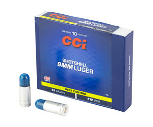 CCI Ammunition Shotshell 9mm Luger 53 gr #12 – 10 rd/box