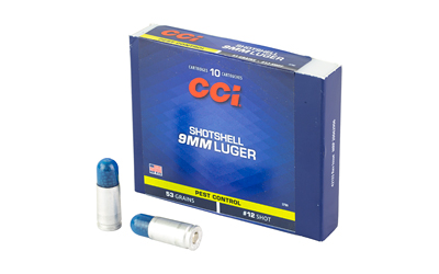 CCI Ammunition Shotshell 9mm Luger 53 gr #12 – 10 rd/box
