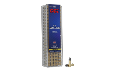 CCI CB Long .22 Long 29 gr LRN 100 rd, 710 fps