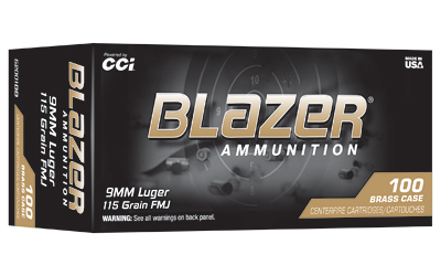 CCI52001BB_1 CCI Blazer Brass 9mm Luger 115gr FMJ 100ct