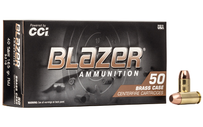 CCI5210_1 CCI Blazer Brass .40 S&W 165 gr FMJ 50rd