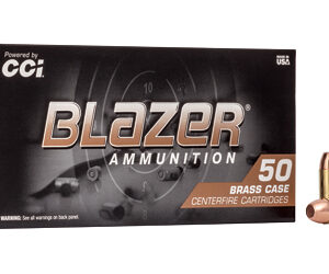 CCI Blazer Brass .40 S&W 180 gr FMJ, 50 rd