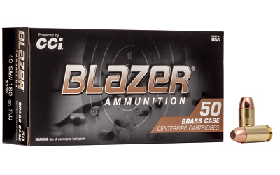 CCI5220_1 CCI Blazer Brass .40 S&W 180 gr FMJ, 50 rd