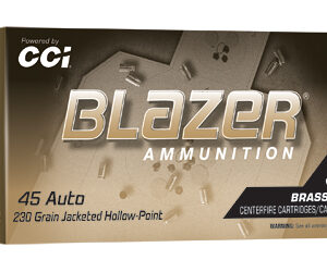 CCI Blazer Brass .45 ACP 230gr JHP 50rd Box