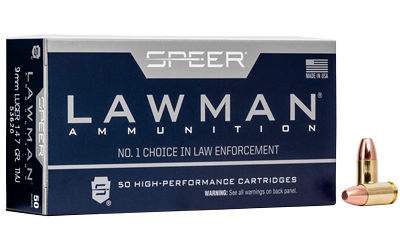 CCI53620BX_1 Speer Lawman 9mm 147 gr TMJ 50 rd Box