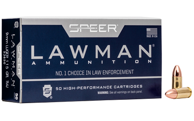 CCI53650BX_1 Speer Lawman 9mm 115 gr TMJ 50rd Box