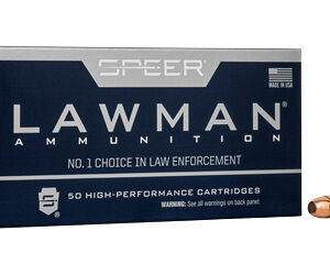 Speer Lawman .38 Special +P 158 gr TMJ — 50rd