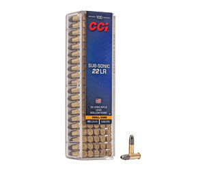 CCI Subsonic HP .22 LR 40gr LHP 100rd