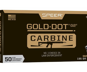 Speer Gold Dot 9mm 135gr Hollow Point 50rd Box