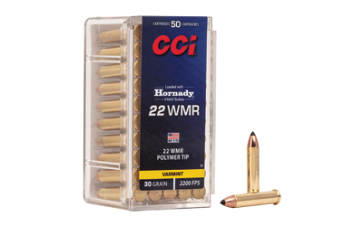 CCI V-MAX .22 WMR 30gr — 50 Rounds