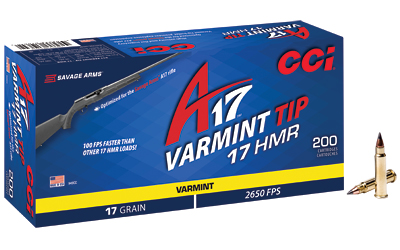 CCI A17 Varmint Tip 17 HMR 200rd Box