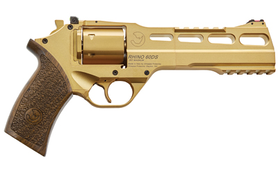 CHP340-225_1 Chiappa Rhino 60DS .357 Magnum 6in Gold 6-Round Walnut