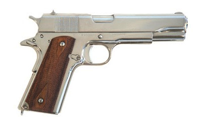 CIM1911N00_1 Cimarron 1911A1 .45 ACP 5-inch Nickel Walnut