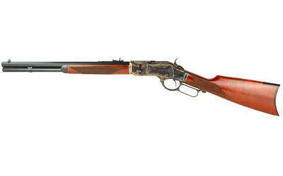 Cimarron 1873 Saddle Rifle .45 LC 18″ Octagon — Case Hardened