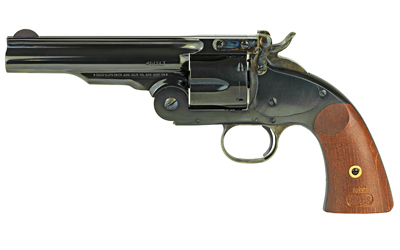 CIMCA855_1 Cimarron Model 3 Schofield 5″ .45 Long Colt Revolver, 6-Rd