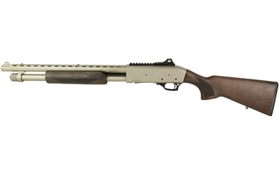 CITADEL Mariner 12 Gauge Pump Shotgun 18.5in Nickel/Wood