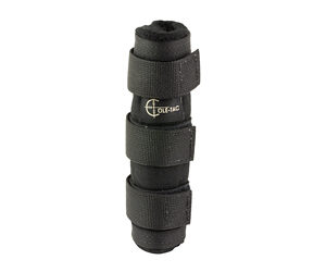COLE-TAC Metal Python Suppressor Cover – 6-inch Black