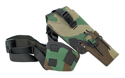 COLE-TAC Varmint Wrangler .22 Chest Holster, M81 Woodland, RH