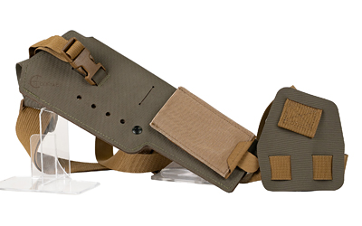 CLTVWX105_1 COLE-TAC Varmint Wrangler XL Chest Holster, Ranger Green