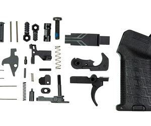 CMMG ZEROED Lower Parts Kit — AR-15, Black Grip & Ambi Safety