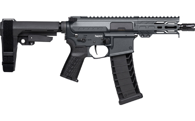 CMMG94AD90F-TNG_1 CMMG Banshee Mk4 9mm Pistol 5″ Threaded 30rd Tungsten