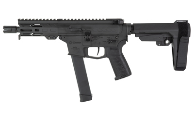 CMMG99A290F-AB_1 CMMG Banshee MKGs 9mm Pistol 5in Armor Black