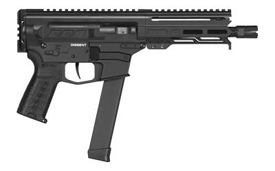 CMMG99A68A2-AB_1 CMMG Dissent MKGS 9mm Pistol 6.5in Cerakote Black