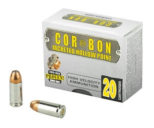 Cor-Bon 9mm Luger +P 115gr JHP — 20rd Box