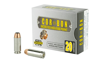 Cor-Bon 10mm 165 gr JHP Self-Defense Ammo 20/Box