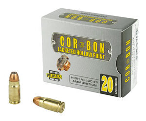 Cor-Bon 357 Sig 125gr JHP Handgun Ammo – 20/500